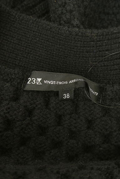 23区（２３ク）の古着「カシミヤ混ケーブルニットカーディガン（カーディガン・ボレロ）」大画像６へ