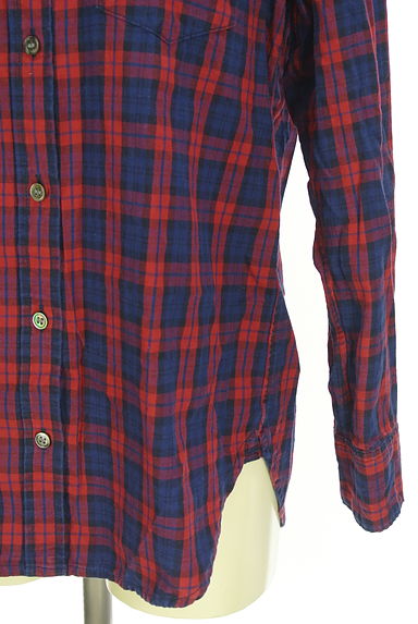 23区（２３ク）の古着「チェック柄シャツ（カジュアルシャツ）」大画像５へ