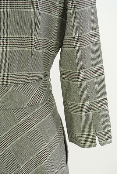 anySiS（エニィスィス）の古着「ベルト付きチェック柄膝丈ワンピース（ワンピース・チュニック）」大画像５へ