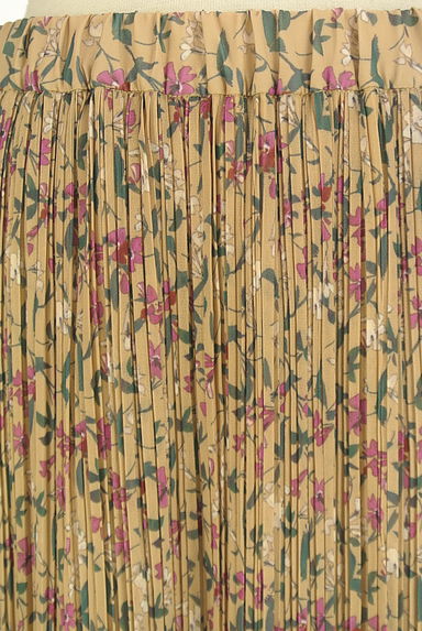 UNTITLED（アンタイトル）の古着「花柄ロングシフォンプリーツスカート（ロングスカート・マキシスカート）」大画像４へ