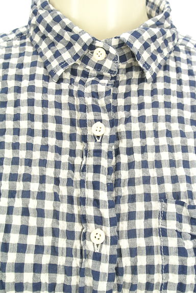 Spick and Span（スピック＆スパン）の古着「シワ加工チェックシャツ（カジュアルシャツ）」大画像４へ