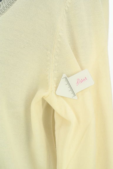 INDIVI（インディヴィ）の古着「ラメネックニットトップス（ニット）」大画像５へ