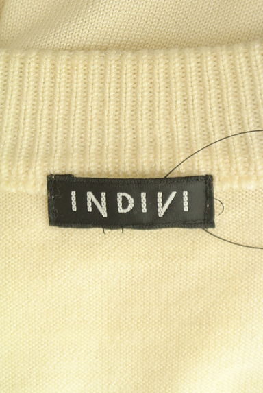 INDIVI（インディヴィ）の古着「ラメネックニットトップス（ニット）」大画像６へ
