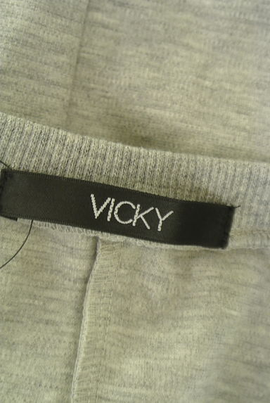 VICKY（ビッキー）の古着「９分袖ショートスウェットトップス（スウェット・パーカー）」大画像６へ