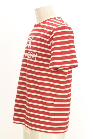 ck CalvinKlein（シーケーカルバンクライン）の古着「ブランドロゴボーダーTシャツ（Ｔシャツ）」大画像３へ