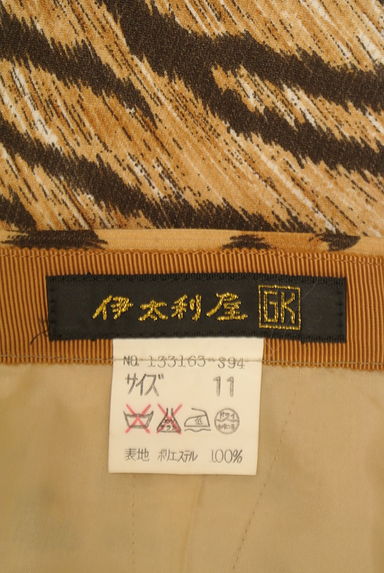 ITALIYA（伊太利屋）の古着「膝上丈レオパード×トラ柄タイトスカート（スカート）」大画像６へ