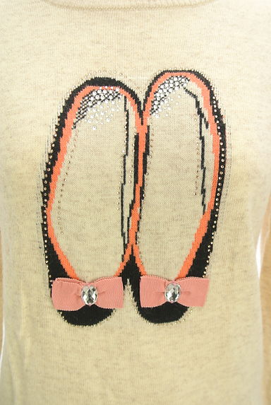 Couture Brooch（クチュールブローチ）の古着「パンプスイラストニットトップス（ニット）」大画像４へ