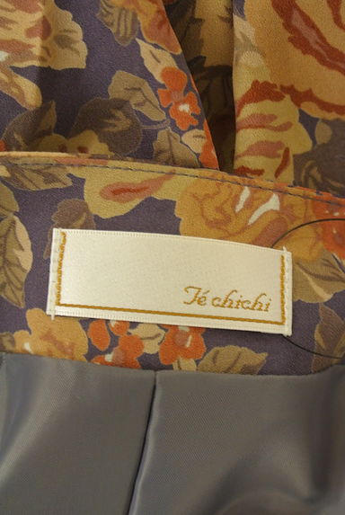Te chichi（テチチ）の古着「ウエストリボン花柄膝上ワンピース（ワンピース・チュニック）」大画像６へ