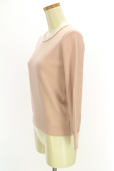 NATURAL BEAUTY BASIC（ナチュラルビューティベーシック）の古着「パールネックニット（ニット）」大画像３へ