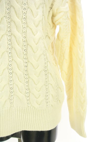 NATURAL BEAUTY BASIC（ナチュラルビューティベーシック）の古着「ケーブル編みニット（ニット）」大画像５へ