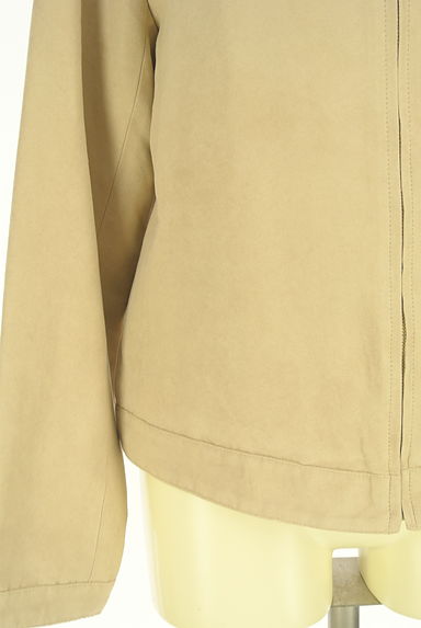 NATURAL BEAUTY BASIC（ナチュラルビューティベーシック）の古着「スウェードノーカラージャケット（ブルゾン・スタジャン）」大画像５へ