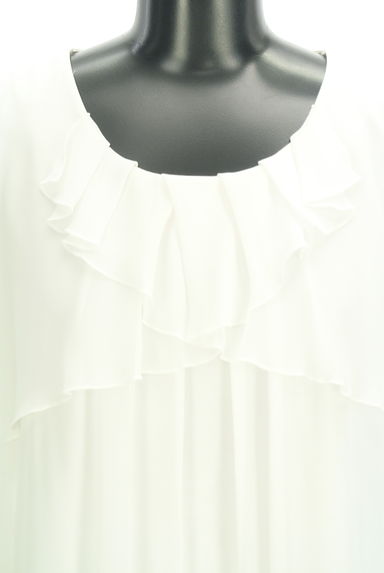 ketty（ケティ）の古着「８分袖フリルシフォンカットソー（カットソー・プルオーバー）」大画像４へ
