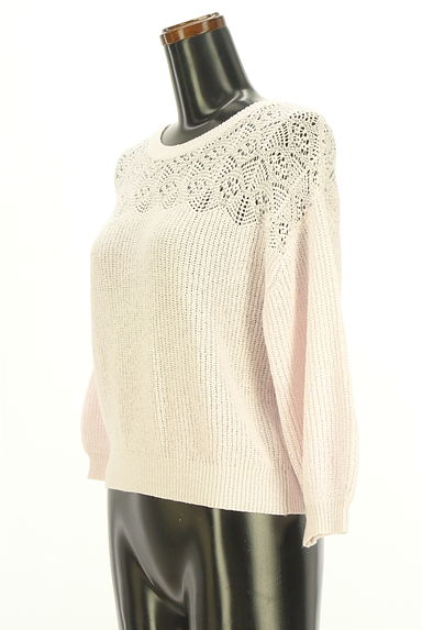 PROPORTION BODY DRESSING（プロポーションボディ ドレッシング）の古着「透かし編みニット（ニット）」大画像３へ