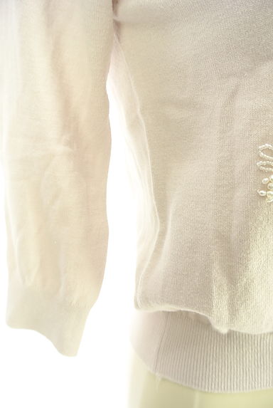 PROPORTION BODY DRESSING（プロポーションボディ ドレッシング）の古着「ビーズ刺繍七分袖ニット（ニット）」大画像５へ