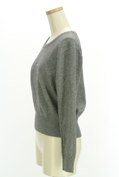 PROPORTION BODY DRESSING（プロポーションボディ ドレッシング）の古着「パール付きロゴ刺繍ニット（ニット）」大画像３へ