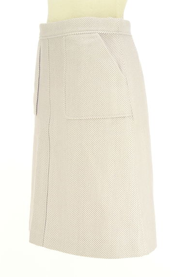 PROPORTION BODY DRESSING（プロポーションボディ ドレッシング）の古着「斜めストライプ膝丈スカート（スカート）」大画像３へ