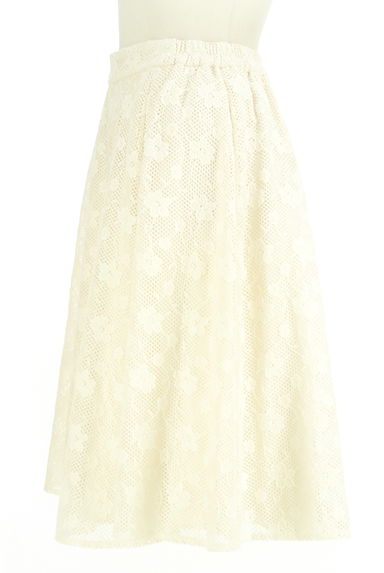 JILL by JILLSTUART（ジルバイジルスチュアート）の古着「花柄レースミディスカート（スカート）」大画像３へ