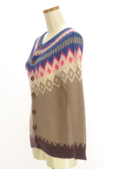 BEAMS Women's（ビームス　ウーマン）の古着「BEAMS BOY フェアアイル柄カーディガン（カーディガン・ボレロ）」大画像３へ