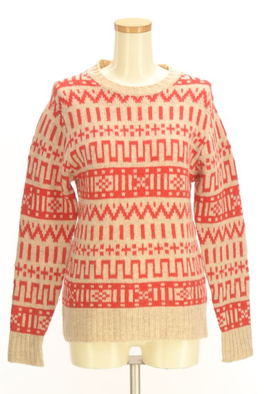 BEAMS Women's（ビームス　ウーマン）の古着「BEAMS BOY ネイティブ柄ニット（カーディガン・ボレロ）」大画像１へ