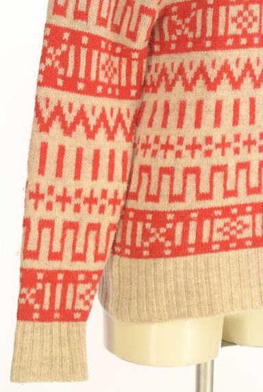 BEAMS Women's（ビームス　ウーマン）の古着「BEAMS BOY ネイティブ柄ニット（カーディガン・ボレロ）」大画像５へ