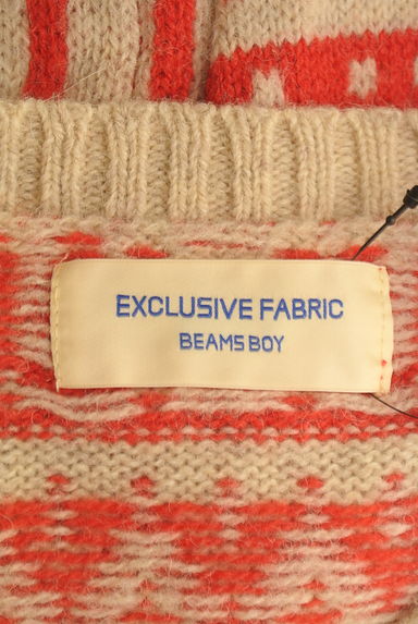 BEAMS Women's（ビームス　ウーマン）の古着「BEAMS BOY ネイティブ柄ニット（カーディガン・ボレロ）」大画像６へ