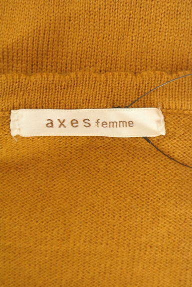 axes femme（アクシーズファム）の古着「パール付き花刺繍ニットカーディガン（カーディガン・ボレロ）」大画像６へ