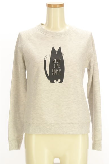 Te chichi（テチチ）の古着「Te chichi TERRASSE 猫プリントスウェット（スウェット・パーカー）」大画像１へ