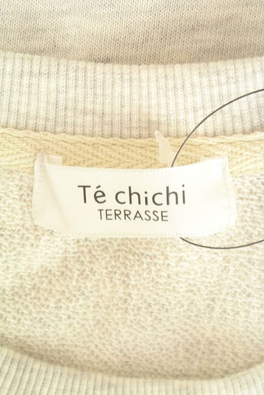 Te chichi（テチチ）の古着「Te chichi TERRASSE 猫プリントスウェット（スウェット・パーカー）」大画像６へ