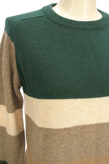 Te chichi（テチチ）の古着「配色ニットトップス（ニット）」大画像４へ