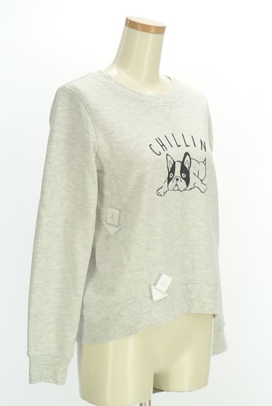 Te chichi（テチチ）の古着「Lugnoncure プリントスウェット（スウェット・パーカー）」大画像４へ