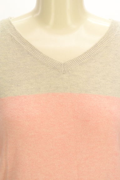 Te chichi（テチチ）の古着「バイカラーニット（ニット）」大画像４へ
