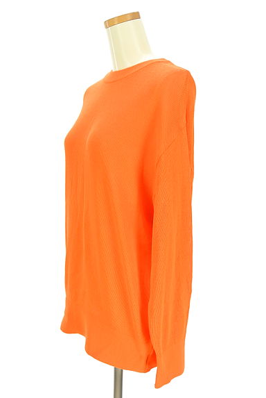 Loungedress（ラウンジドレス）の古着「バックロゴ透かし編みニット（ニット）」大画像３へ