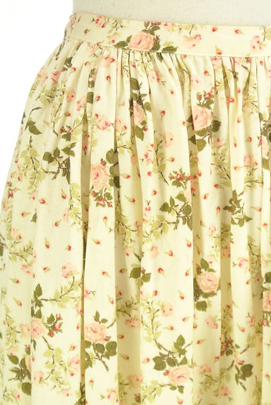PINK HOUSE（ピンクハウス）の古着「バラ柄コットンギャザースカート（ロングスカート・マキシスカート）」大画像５へ