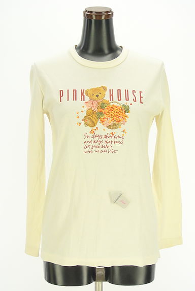 PINK HOUSE（ピンクハウス）の古着「ロゴプリントロンＴ（Ｔシャツ）」大画像４へ