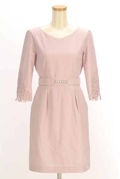 PROPORTION BODY DRESSING（プロポーションボディ ドレッシング）の古着「レース七分袖フェミニンワンピース（ワンピース・チュニック）」大画像１へ