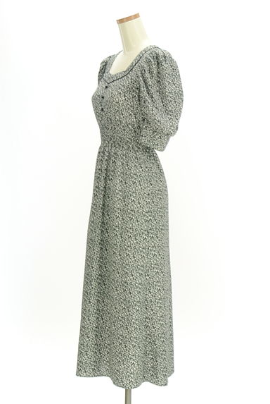 dazzlin（ダズリン）の古着「小花柄パフスリーブマキシワンピース（ワンピース・チュニック）」大画像３へ
