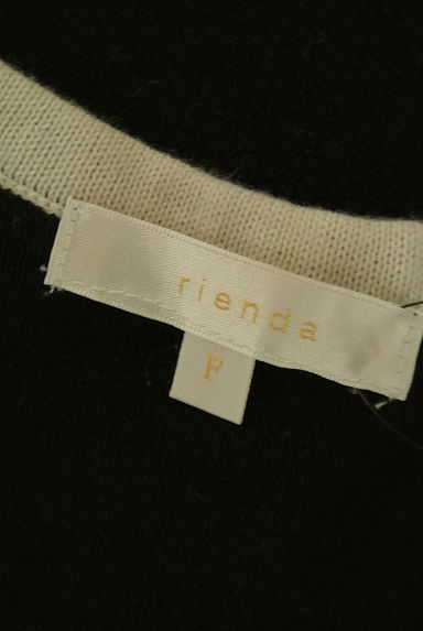 rienda（リエンダ）の古着「パイピングロングニットワンピース（ワンピース・チュニック）」大画像６へ