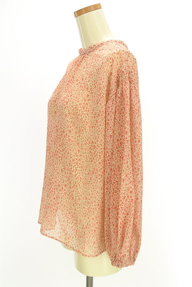 un dix cors（アンディコール）の古着「小花柄シフォンカットソー（カットソー・プルオーバー）」大画像３へ