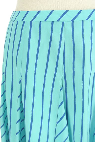 Viaggio Blu（ビアッジョブルー）の古着「ストライプ膝丈スカート（スカート）」大画像４へ