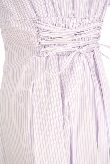 WILLSELECTION（ウィルセレクション）の古着「パフスリーブストライプロングワンピース（ワンピース・チュニック）」大画像５へ