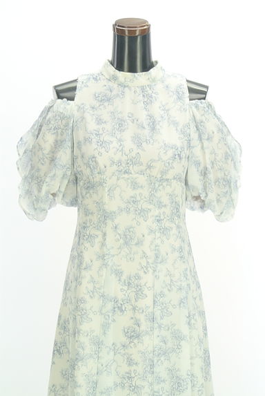 MERCURYDUO（マーキュリーデュオ）の古着「2WAY花柄シフォンロングワンピース（ワンピース・チュニック）」大画像４へ