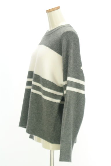 theory（セオリー）の古着「カシミヤ混ボーダーニット（セーター）」大画像３へ