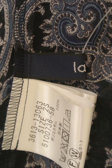 la.f...（ラエフ）の古着「ペイズリー柄シアーカットソー（カットソー・プルオーバー）」大画像６へ