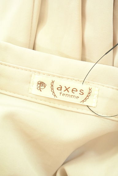 axes femme（アクシーズファム）の古着「チェックリボンタイ付きプリーツブラウス（ブラウス）」大画像６へ