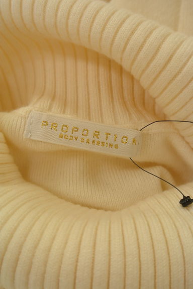 PROPORTION BODY DRESSING（プロポーションボディ ドレッシング）の古着「リボンタートルニット（ニット）」大画像６へ