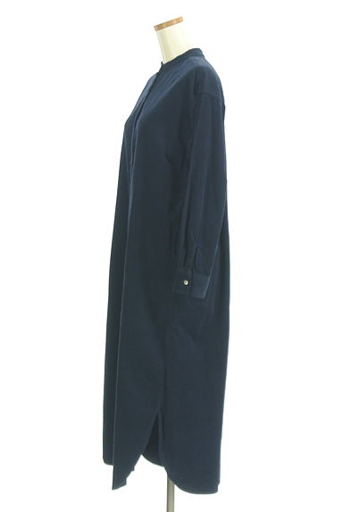 URBAN RESEARCH DOORS（アーバンリサーチドアーズ）の古着「バンドカラーコーデュロイシャツワンピース（ワンピース・チュニック）」大画像３へ