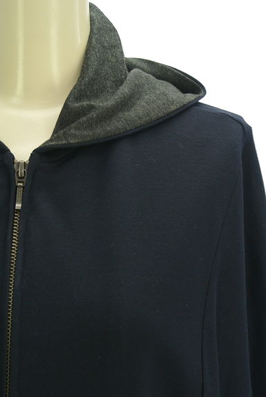 L'EQUIPE（レキップ）の古着「ドルマンスリーブジップパーカー（スウェット・パーカー）」大画像５へ