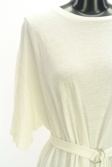 Ungrid（アングリッド）の古着「ベルト付きシアーTシャツ（Ｔシャツ）」大画像４へ