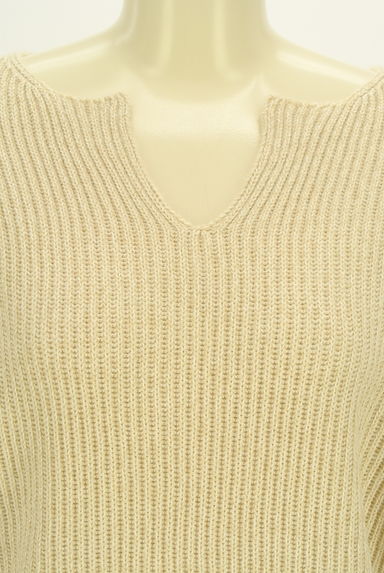 UNITED ARROWS（ユナイテッドアローズ）の古着「EMMEL REFINES キーネックリブニット（ニット）」大画像４へ
