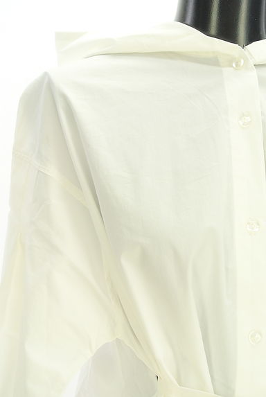 STYLEMIXER（スタイルミキサー）の古着「ベルト付きフーディロングシャツワンピース（ワンピース・チュニック）」大画像４へ